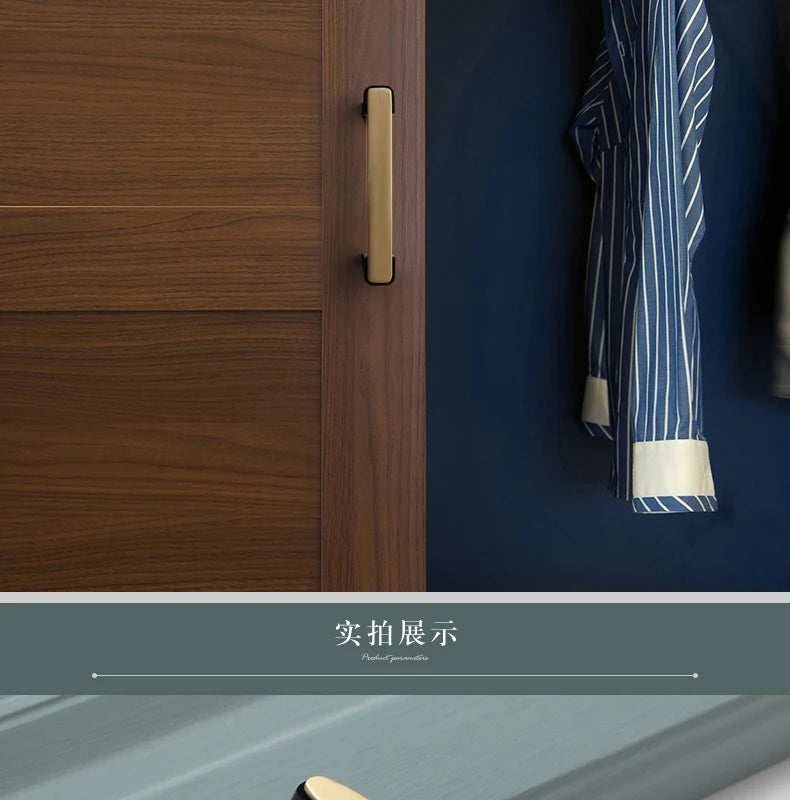 WV Luxury Kitchen Cabinet Storage Handles Dressers Closet Cupboard Drawer Knobs Cabinet Door Handles Wardrobe Furniture Hardware