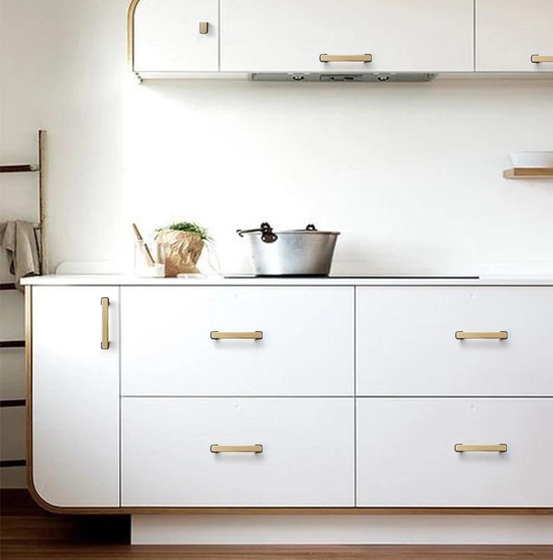 WV Luxury Kitchen Cabinet Storage Handles Dressers Closet Cupboard Drawer Knobs Cabinet Door Handles Wardrobe Furniture Hardware