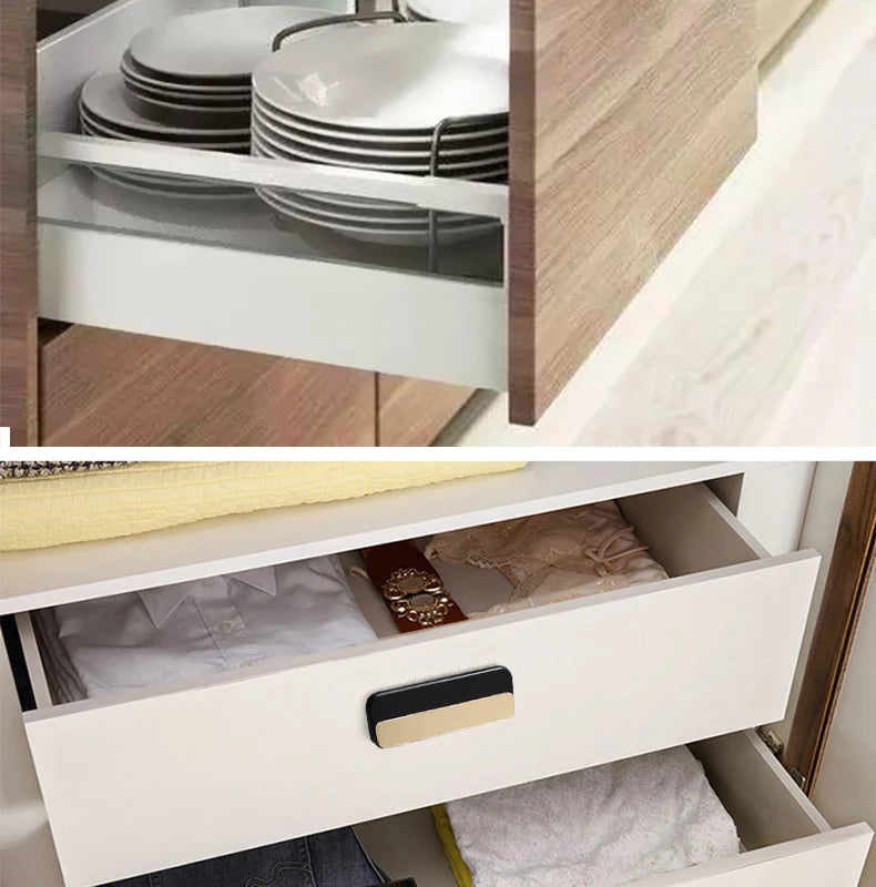 WV Luxury Kitchen Cabinet Storage Handles Dressers Closet Cupboard Drawer Knobs Cabinet Door Handles Wardrobe Furniture Hardware