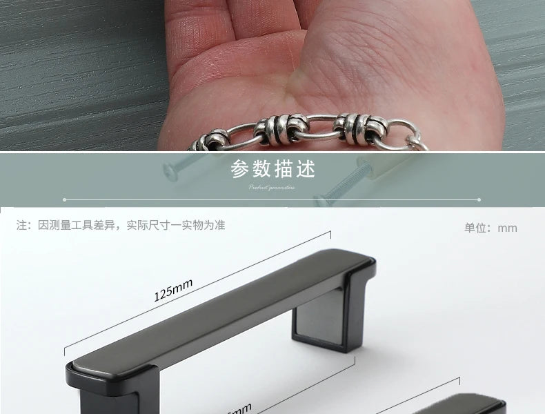 WV Luxury Kitchen Cabinet Storage Handles Dressers Closet Cupboard Drawer Knobs Cabinet Door Handles Wardrobe Furniture Hardware