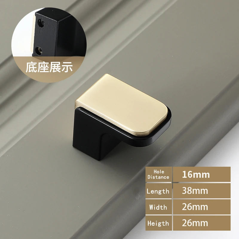 WV Luxury Kitchen Cabinet Storage Handles Dressers Closet Cupboard Drawer Knobs Cabinet Door Handles Wardrobe Furniture Hardware