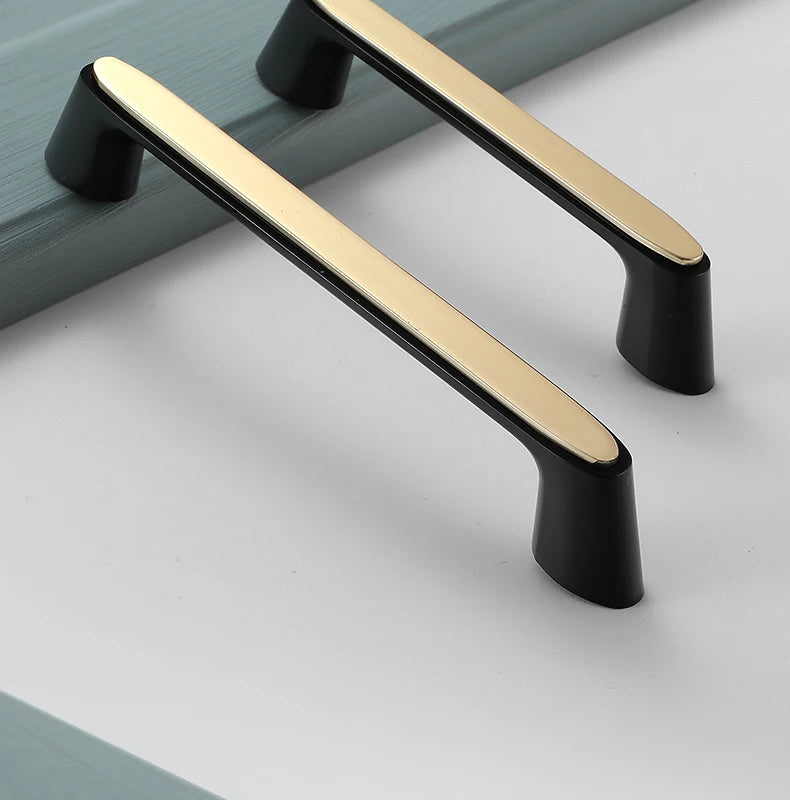 WV Luxury Kitchen Cabinet Storage Handles Dressers Closet Cupboard Drawer Knobs Cabinet Door Handles Wardrobe Furniture Hardware