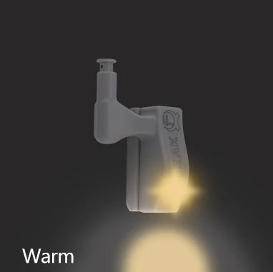 10PCS KAK LED Cabinet Hinge Light Universal Kitchen Bedroom Living Room Cupboard Wardrobe 0.25W Inner Sensor light Hardware