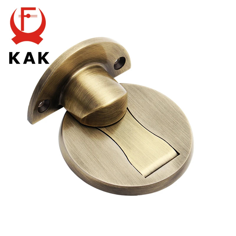 KAK 8pcs Hinge Repair Plate Brushed Stainless Steel Cabinet Hinge Fixing Plate Bracket Kit with Mounting Screws Door Hardware