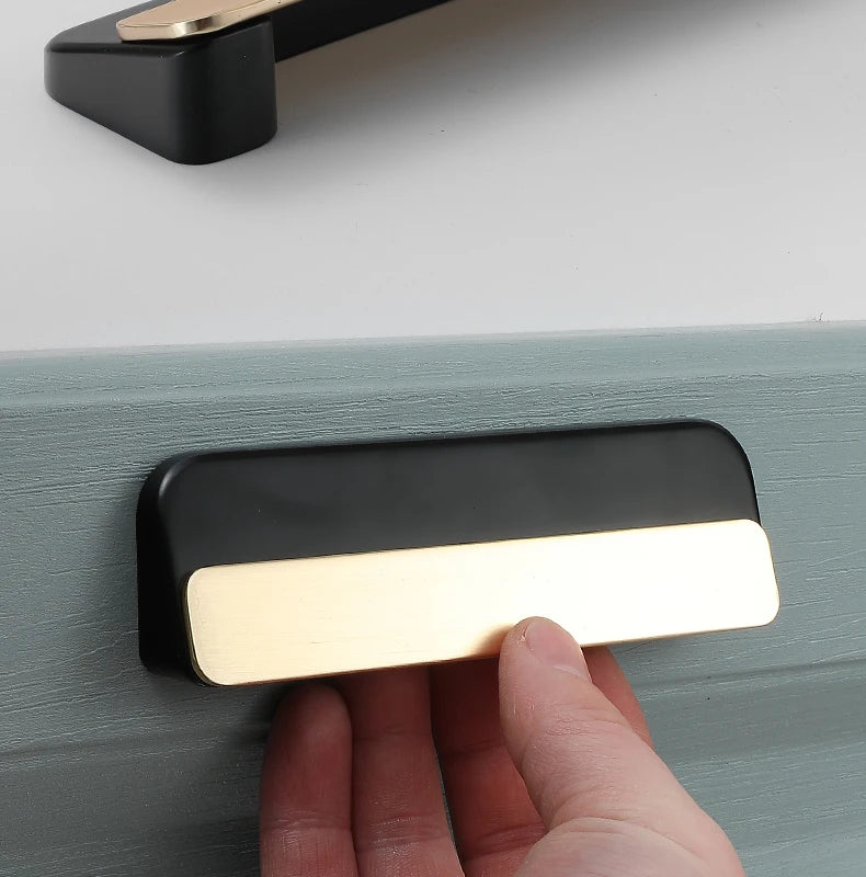 WV Luxury Kitchen Cabinet Storage Handles Dressers Closet Cupboard Drawer Knobs Cabinet Door Handles Wardrobe Furniture Hardware