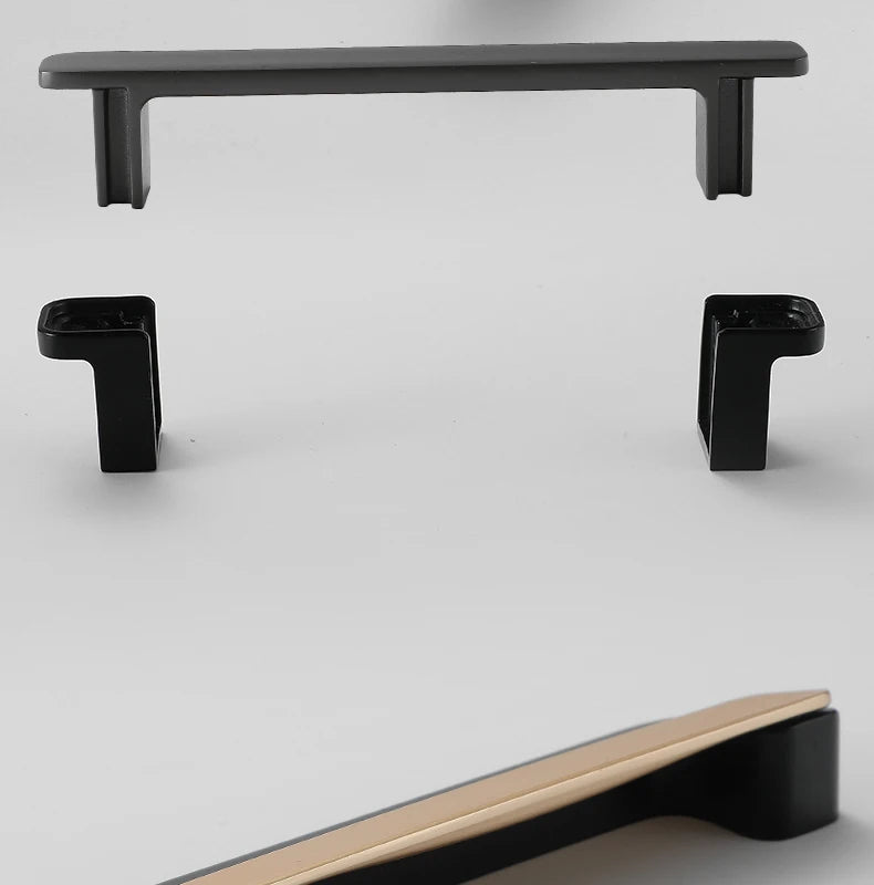 WV Luxury Kitchen Cabinet Storage Handles Dressers Closet Cupboard Drawer Knobs Cabinet Door Handles Wardrobe Furniture Hardware