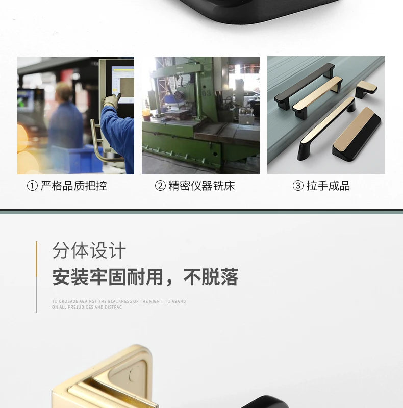 WV Luxury Kitchen Cabinet Storage Handles Dressers Closet Cupboard Drawer Knobs Cabinet Door Handles Wardrobe Furniture Hardware