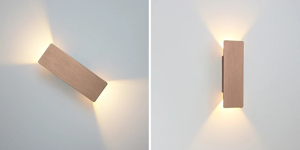 Modern Simple 6W LED Indoor Wall Lamp Bedroom Living Room Home Lighting Aisle Corridor Decoration Aluminum Wall Light AC85-265V