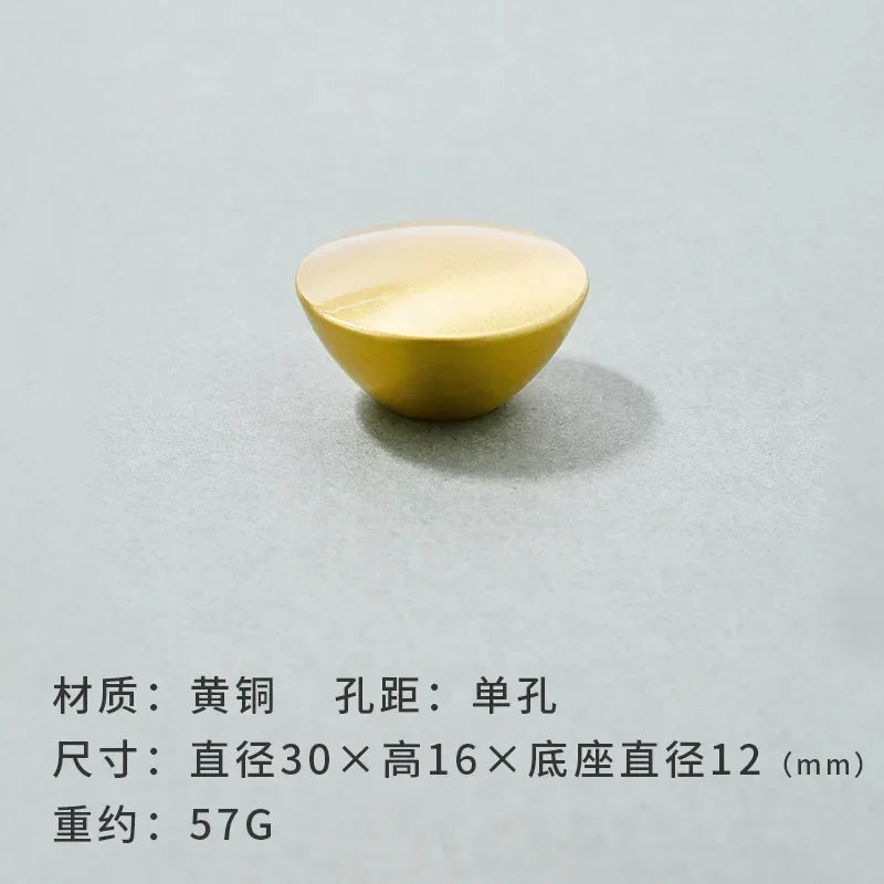 Brass Furniture Handles Modern Wardrobe Dresser Cupboard Cabinet Drawer Knobs Kitchen Cabinet Handles Refrigerator Door Pulls