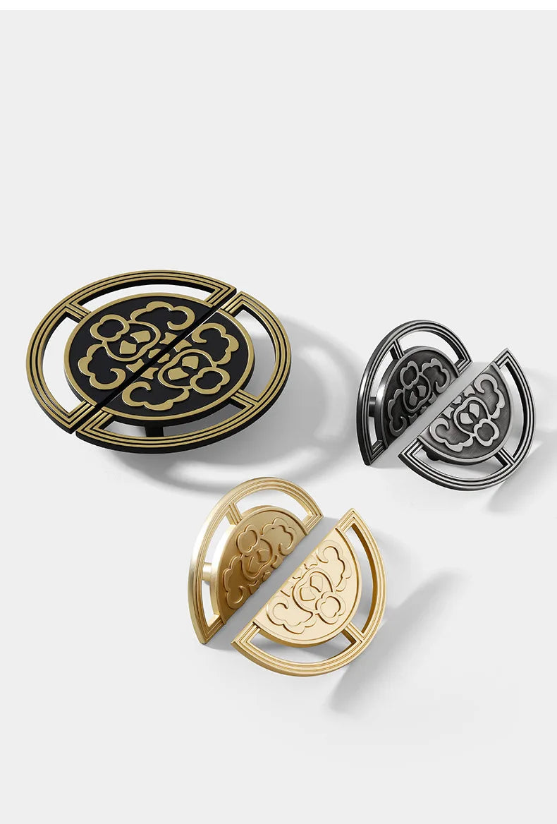 Handles for Furniture Retro Half Circle Cabinet Door Handles Wardrobe Drawer Pulls Decoration Hardware Kitchen Cabinet Handles