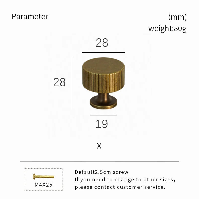 Dooroom Brass Furniture Handle Vintage Style High Quality Cabinet Closet Dresser Shoebox Drawer Cabinet Pull