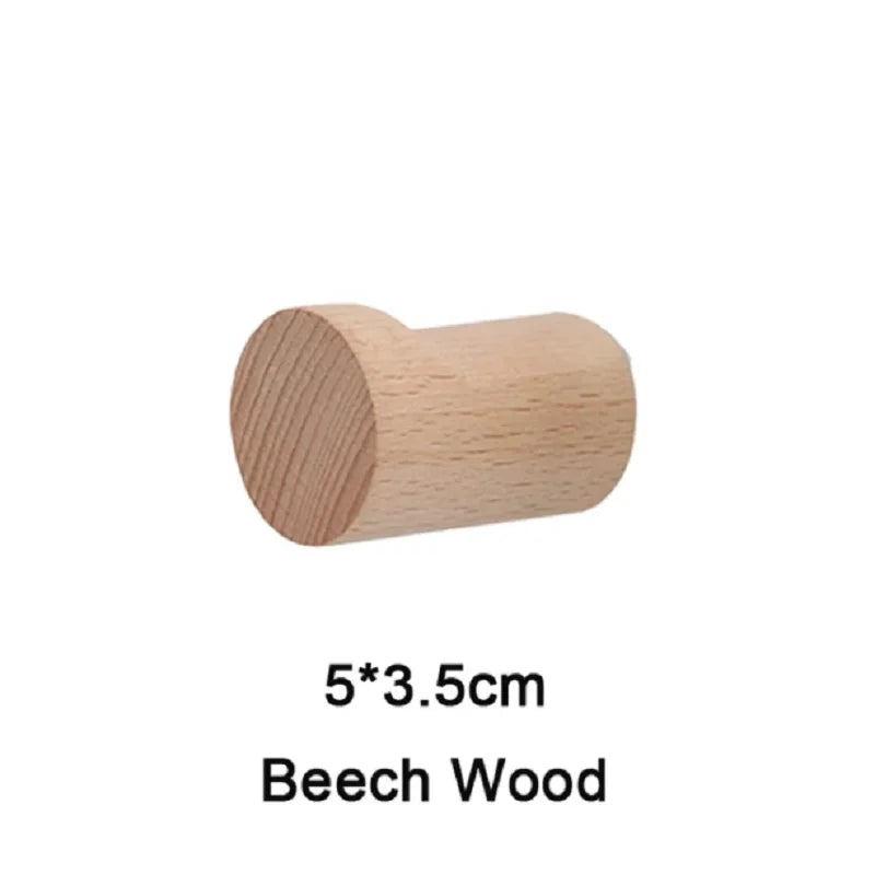 Walnut Hook Modern Minimalist Coat Hook Closet Hanger Towel Rack Hook Home Keys Decoration Wall Mounted Hook