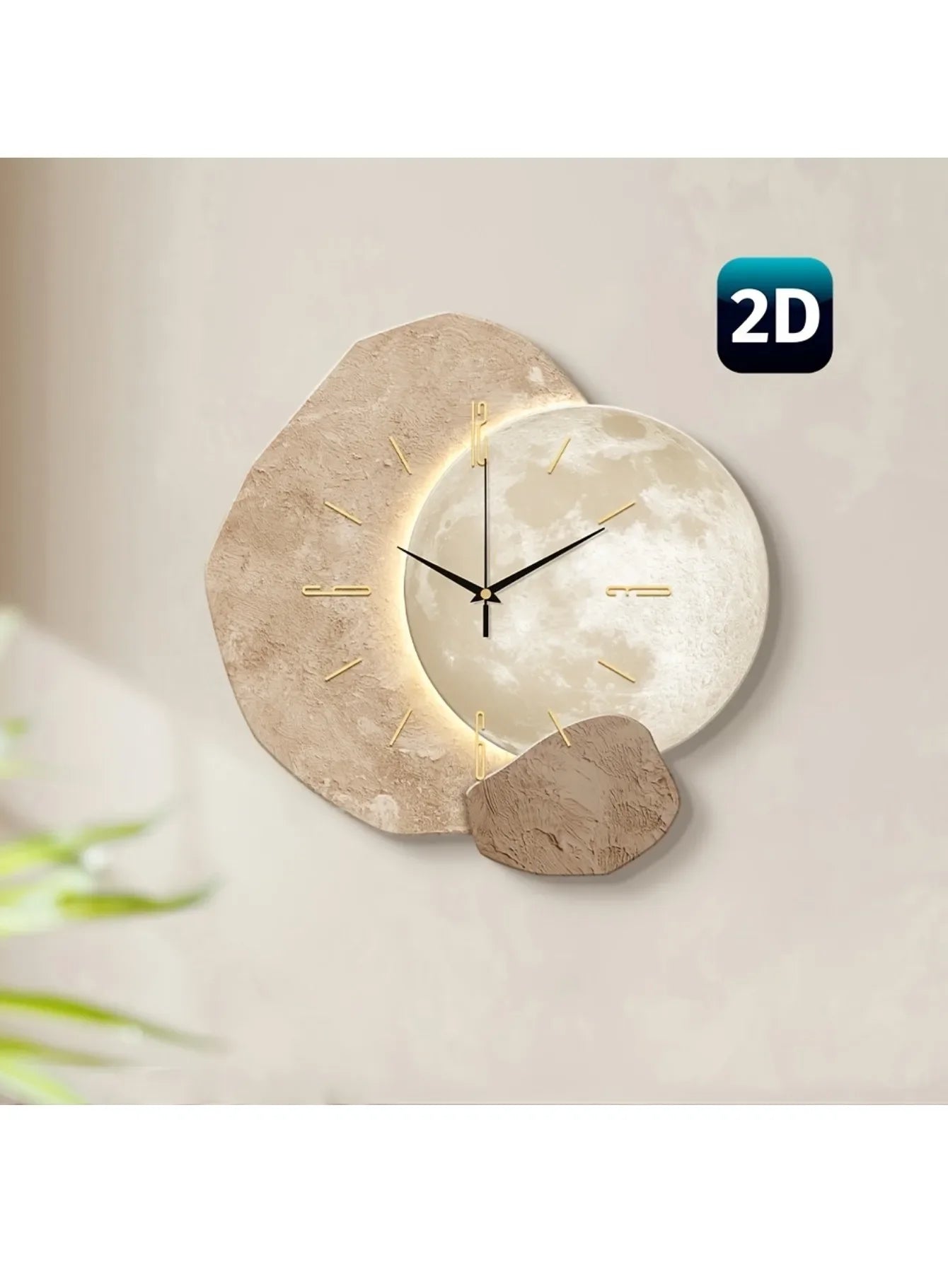 Bedroom Wall Clock | Decorative Wall Clock | Wooden Structure Mother's Day Wedding Decoration Friend Birthday Gift