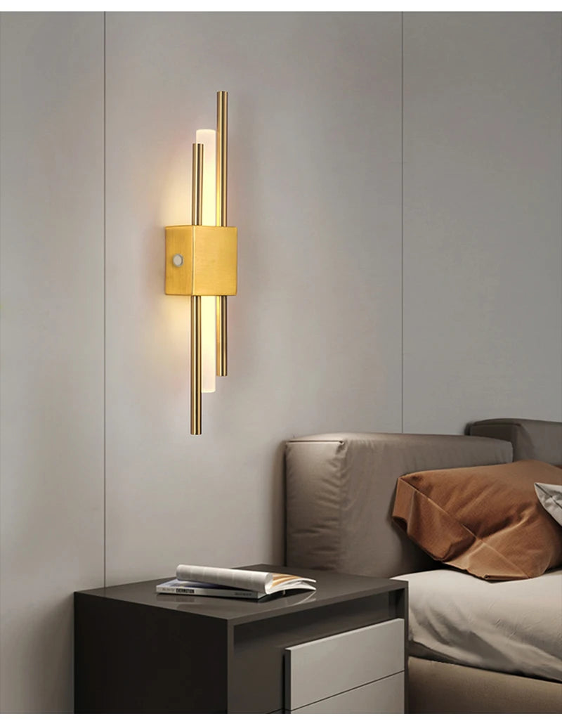 Nordic LED Wall sconce Lamp Indoor USB Plug in Light Bedroom Bedside Living Room Home Hotel Stairs Decoration Modern Wall Lamp