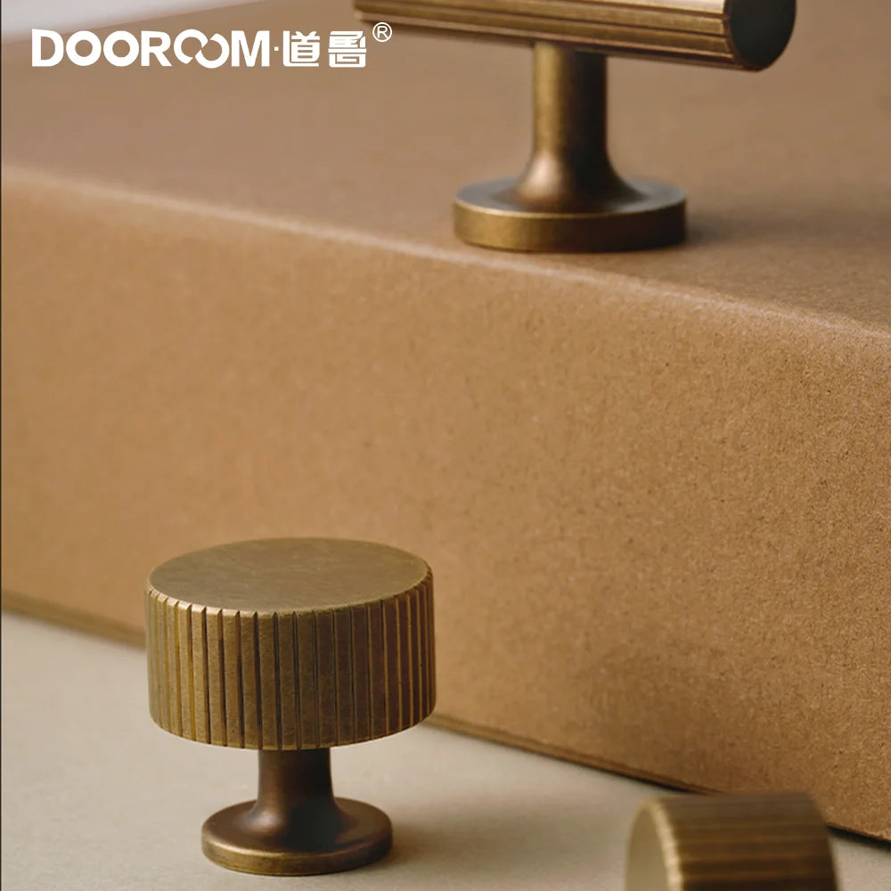 Dooroom Brass Furniture Handle Vintage Style High Quality Cabinet Closet Dresser Shoebox Drawer Cabinet Pull
