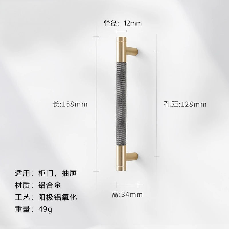 New Aluminum Alloy Cabinet Door Handles, Modern Minimalist Kitchen Cabinet and Wine Cabinet Drawer Handles, Furniture Hardware