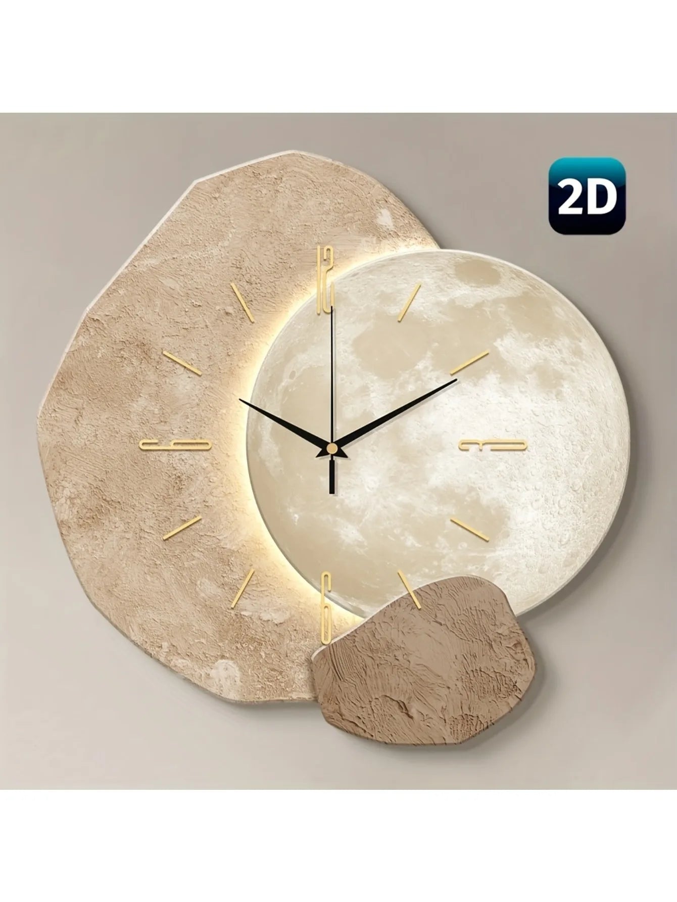 Bedroom Wall Clock | Decorative Wall Clock | Wooden Structure Mother's Day Wedding Decoration Friend Birthday Gift