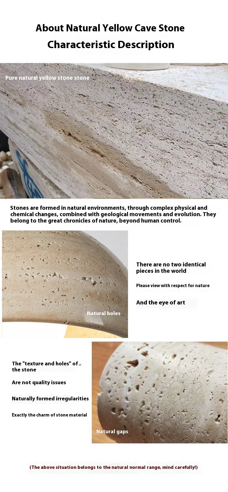 Wabi Sabi Guesthouse Courtyard Villa Outdoor Waterproof Yellow Cave Stone Wall Lights Dining Room Balcony Travertine Wall Lamps