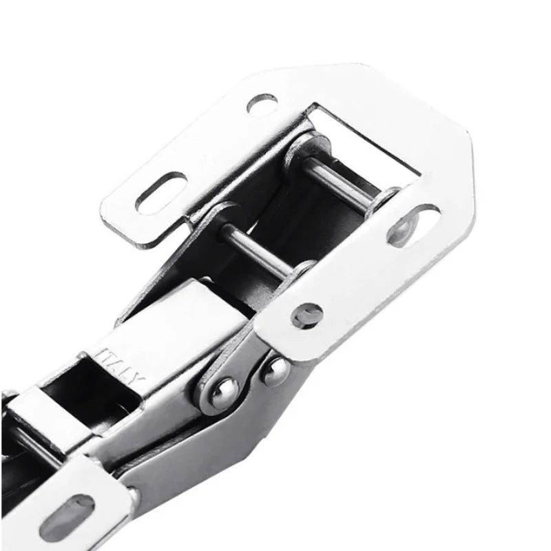 2/10pcs 90 Degree Steel Cabinet Hinges No-Drilling HoleHydraulic Buffer Hinge for Home Kitchen Furniture Hardware