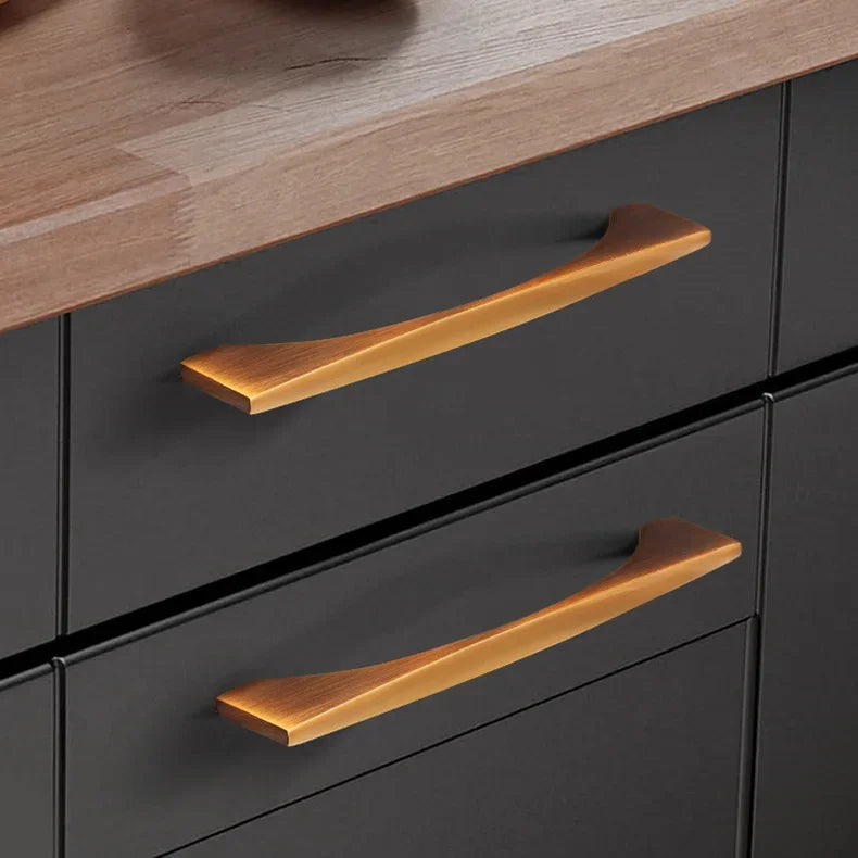 Classical Antique Cabinet Handles Brass Yellow Bronze Pulls Drawer Hardware Furniture Kitchen And Wardrobe Door Knobs