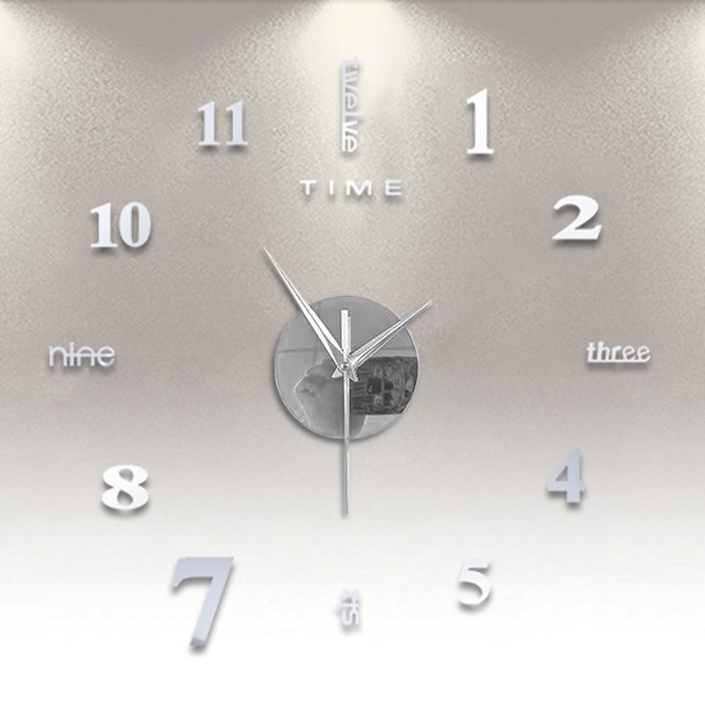 3D Wall Clock Mirror Wall Stickers Creative DIY Wall Clocks Modern Design Mute Quartz Needle Watch reloj de pared Home Decor HOT