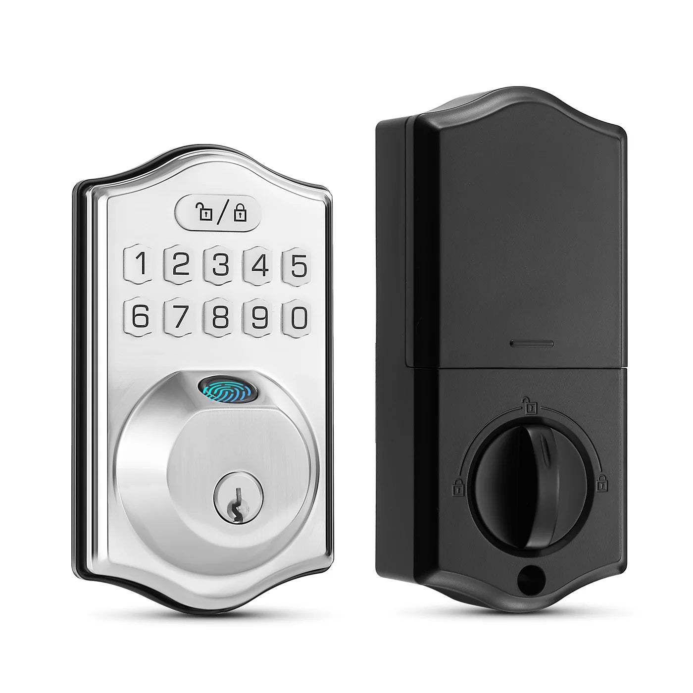 Fingerprint Door Lock Smart Deadbolt Lock Keyless Entry Door Lock Electronic Keypad Lock Easy to Install Ideal for Entry