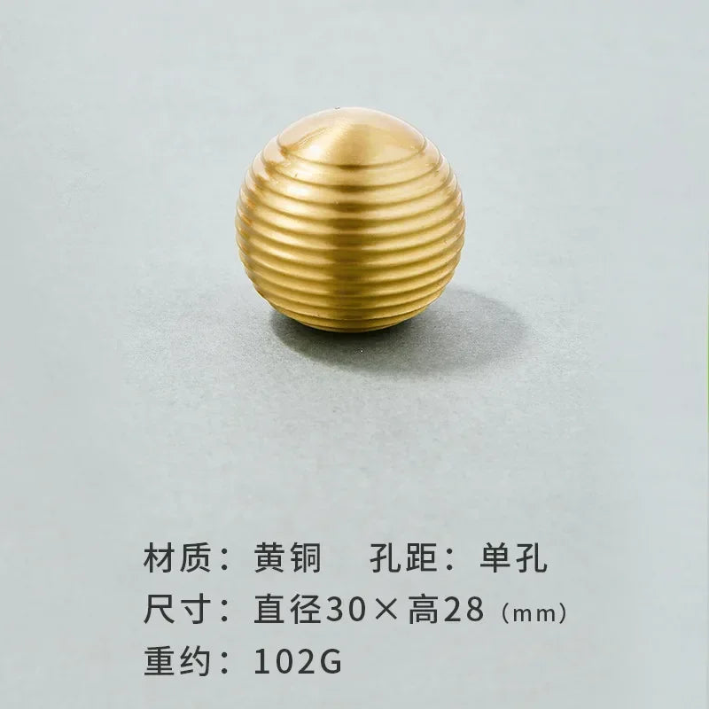 Brass Furniture Handles Modern Wardrobe Dresser Cupboard Cabinet Drawer Knobs Kitchen Cabinet Handles Refrigerator Door Pulls