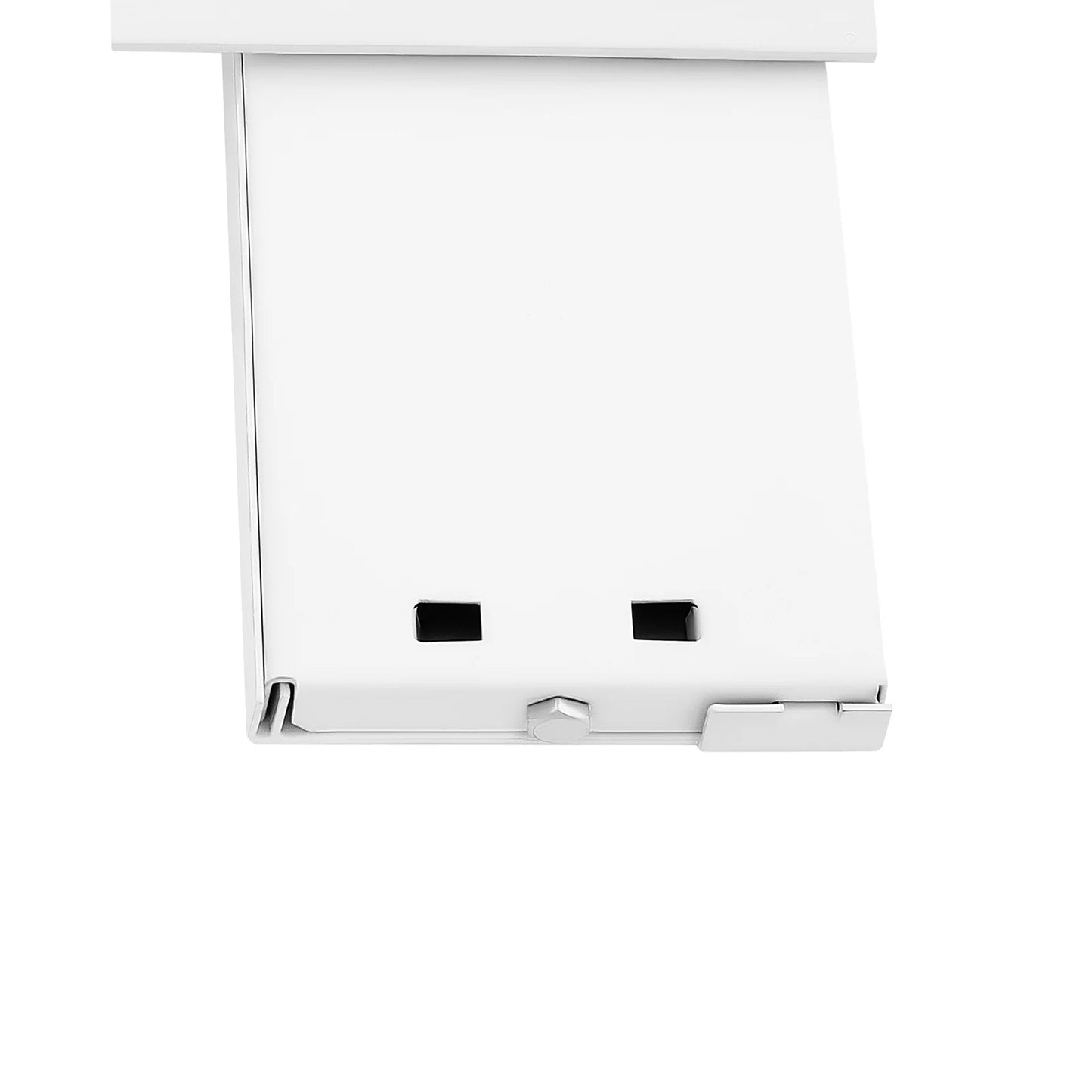 27*34.5cm Silver+ White Wall Bed Hinge Kit, 198kg Load-bearing Metal Bed Hinge Kit Suitable for Medium-sized Wall Beds