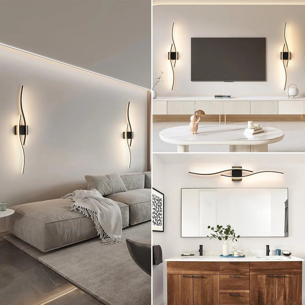 LED Rechargeable Wall Sconce Touch Switch For Living Room Bedroom Study Stairwell Restroom Wireless Installation Home Lighting