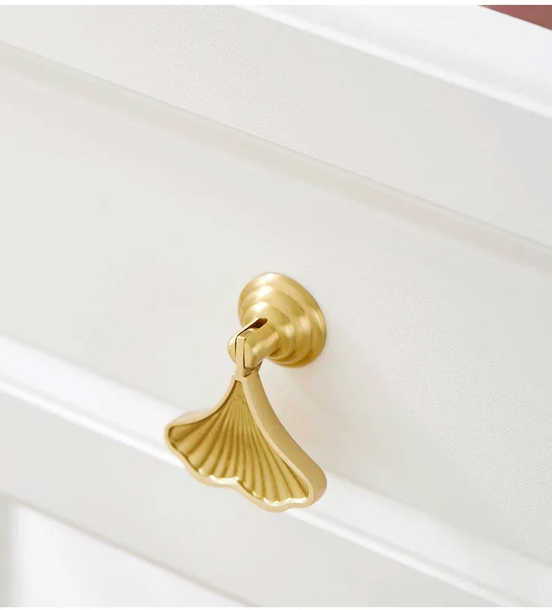 Brass Furniture Handles Modern Wardrobe Dresser Cupboard Cabinet Drawer Knobs Kitchen Cabinet Handles Refrigerator Door Pulls