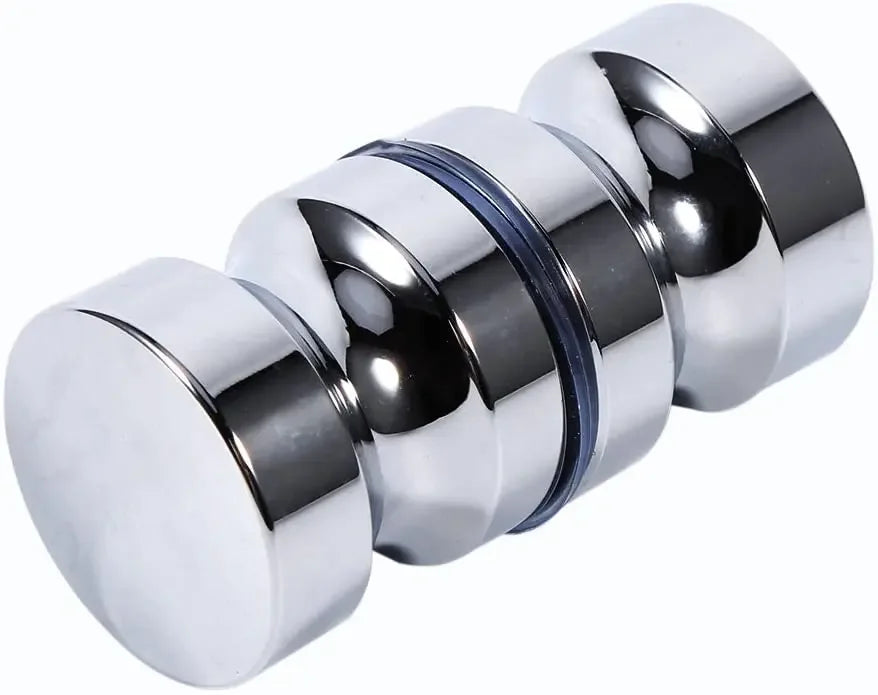 Bathroom Glass Door Knob Aluminum Alloy Shower Cabinet Window Kitchen Cupboard Hardware Handle with Screw Modern Home Decor
