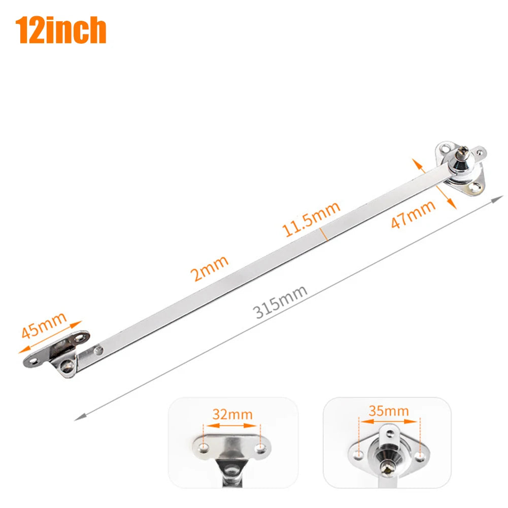 Aa2PCS 6/8/10/12 Inch Cabinet HingeDownDrop Lid Support Cupboard Furniture Doors Close Lift Up Flap Stay Hinge Sliding Rail