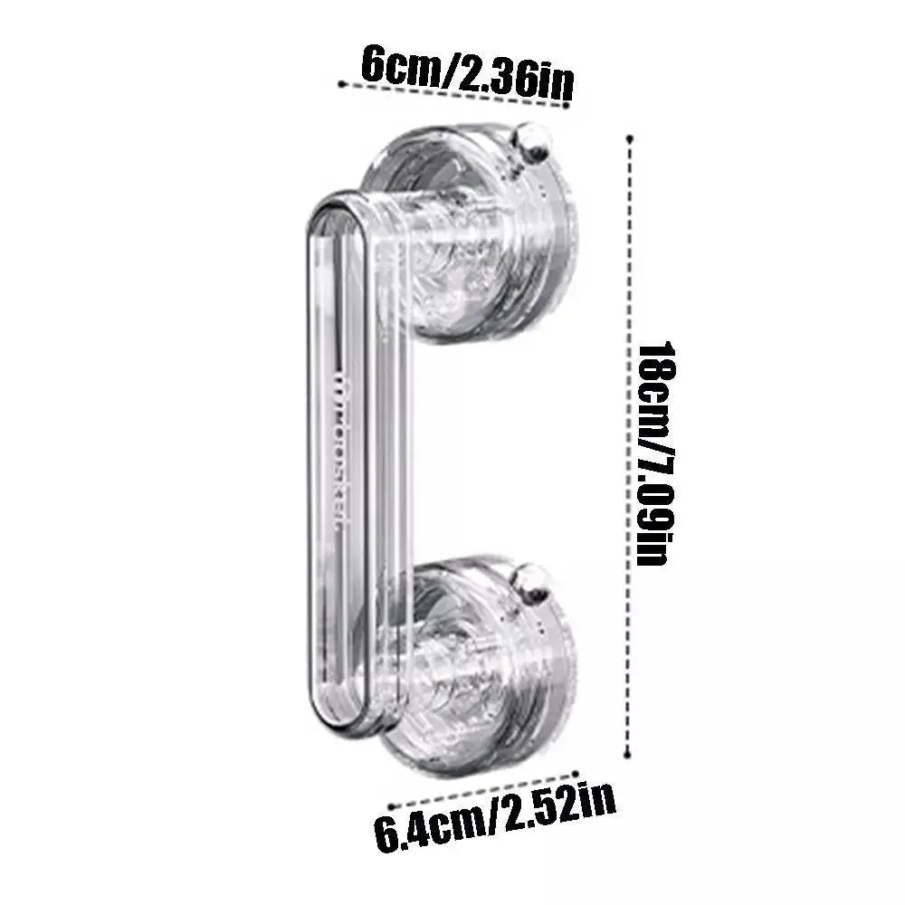 Anti-slip Sliding Door Handle Waterproof Suction Cup Door Handle Bathroom Removable Wardrobe Door Handle