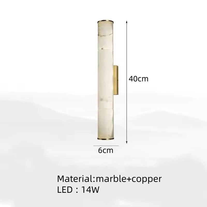 High-end Marble Modern Wall Lamp, Luxurious Living Room, Corridor, Bedroom, Dining Room, Room Decoration Lighting Wall Lamp
