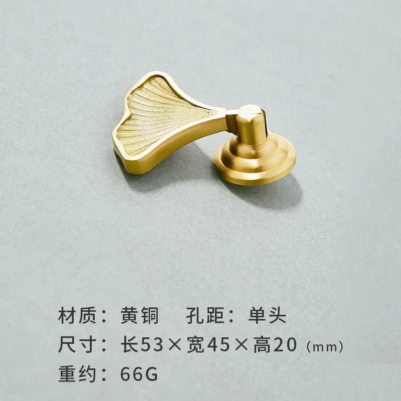 Brass Furniture Handles Modern Wardrobe Dresser Cupboard Cabinet Drawer Knobs Kitchen Cabinet Handles Refrigerator Door Pulls