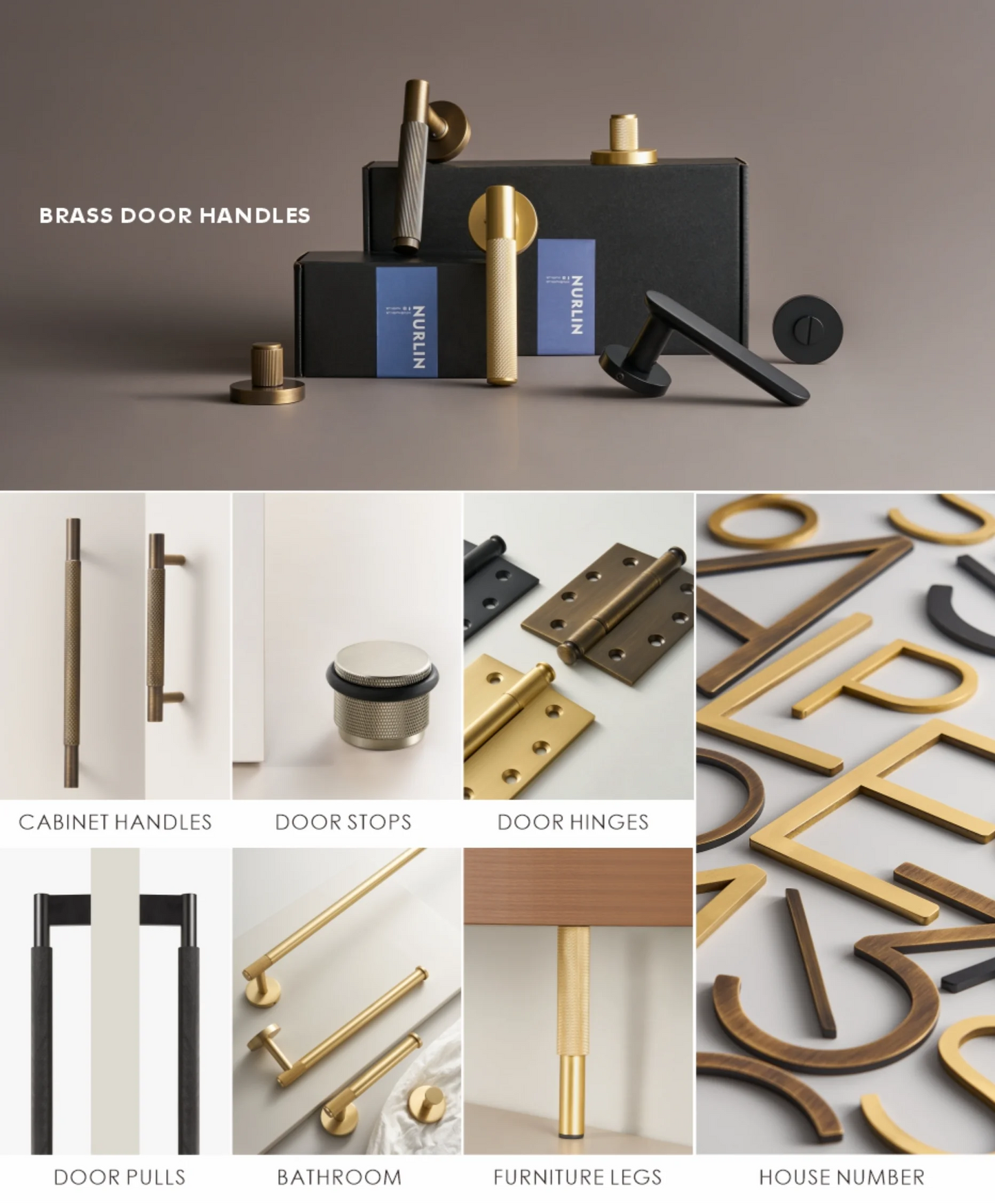 Nurlin Solid Brass Door Double Single Sided Cross Knurled Kitchen Refrigerator Appliance Closet Pull Bar Wood Gate Glass Door