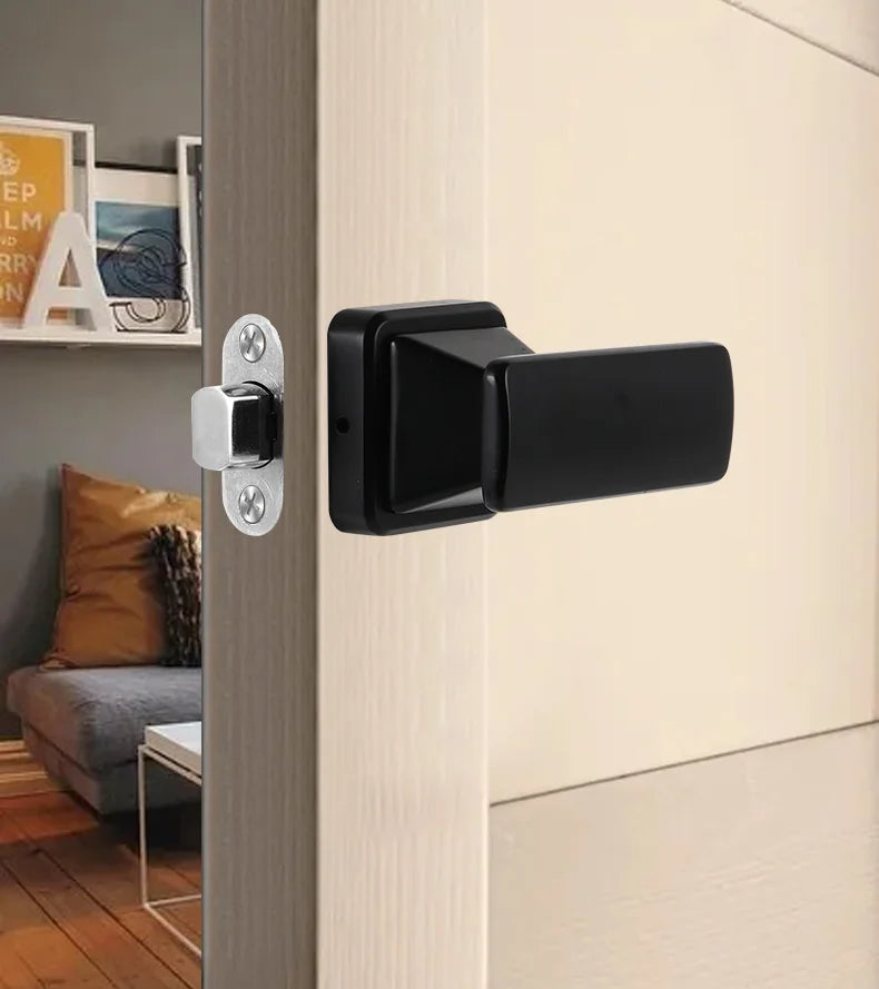 Lowest price invisible door handle anti backlock wooden door hidden door single side lock withkey hidden lock furniture hardware