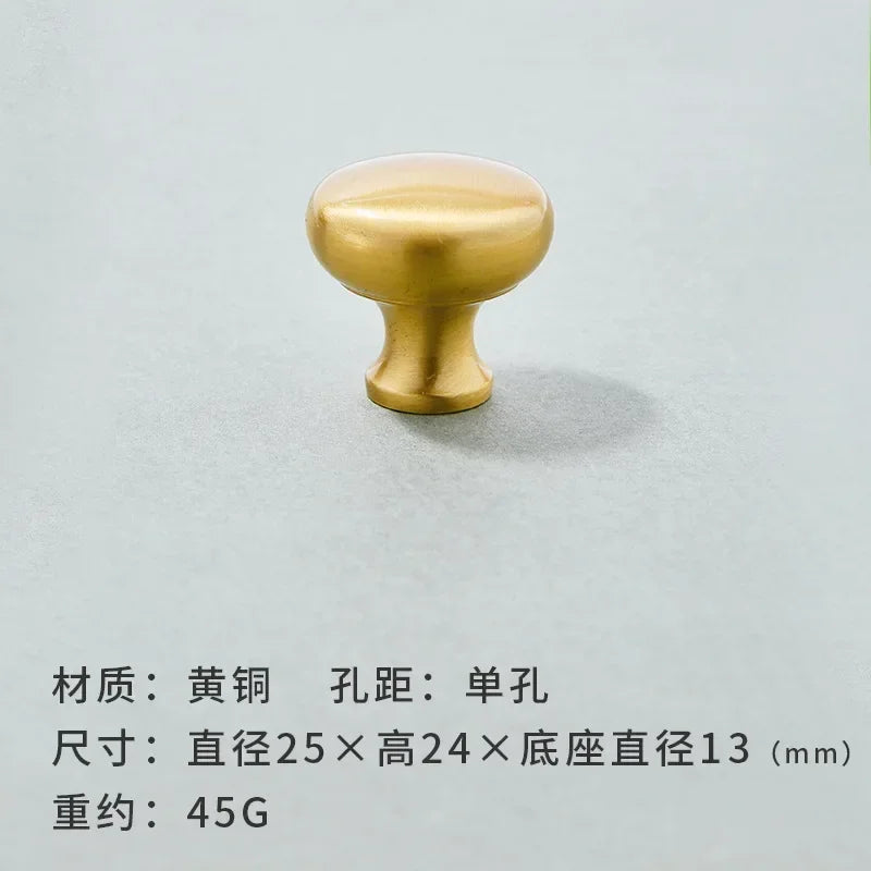 Brass Furniture Handles Modern Wardrobe Dresser Cupboard Cabinet Drawer Knobs Kitchen Cabinet Handles Refrigerator Door Pulls