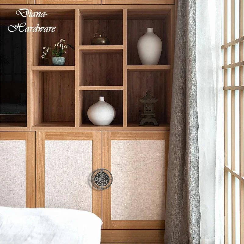 Handles for Furniture Retro Half Circle Cabinet Door Handles Wardrobe Drawer Pulls Decoration Hardware Kitchen Cabinet Handles