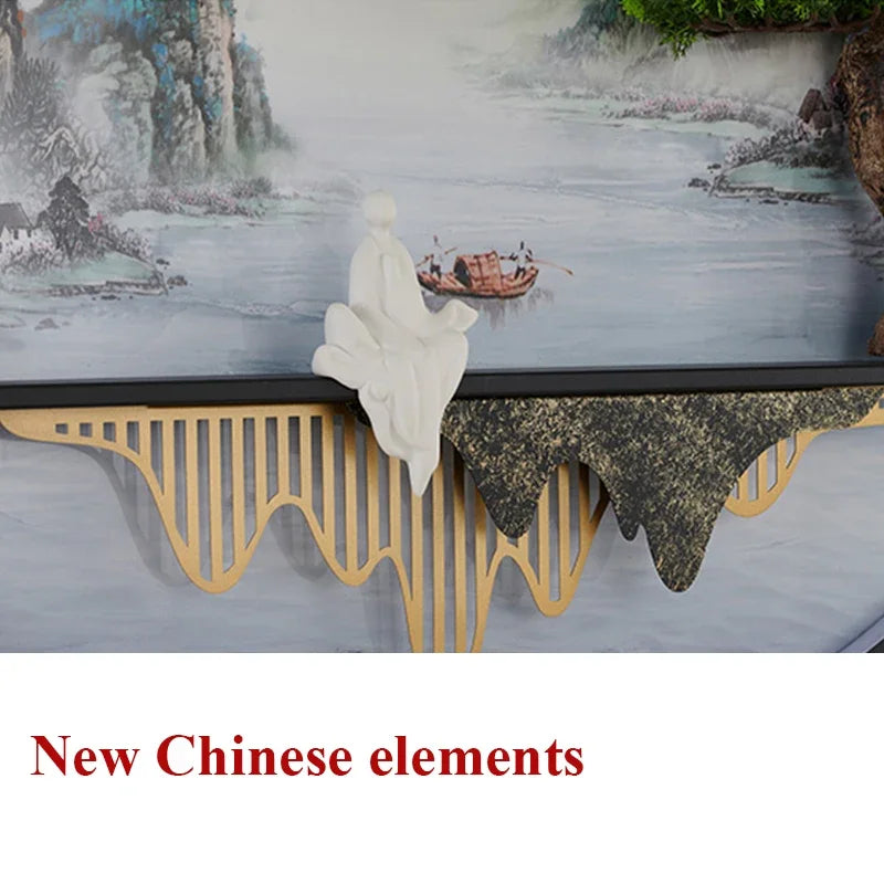 RONIN Modern Wall Picture Light Inside Creative Chinese Landscape Mural Sconces Lamp LED for Home Living Bedroom Study