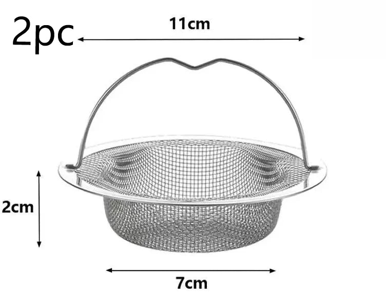 1Pc Stainless Steel Kitchen Sink Filter, Garbage Food Residue/Hair Catcher, Keep Your Bathtub