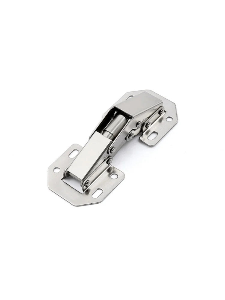 2/10pcs 90 Degree Steel Cabinet Hinges No-Drilling HoleHydraulic Buffer Hinge for Home Kitchen Furniture Hardware
