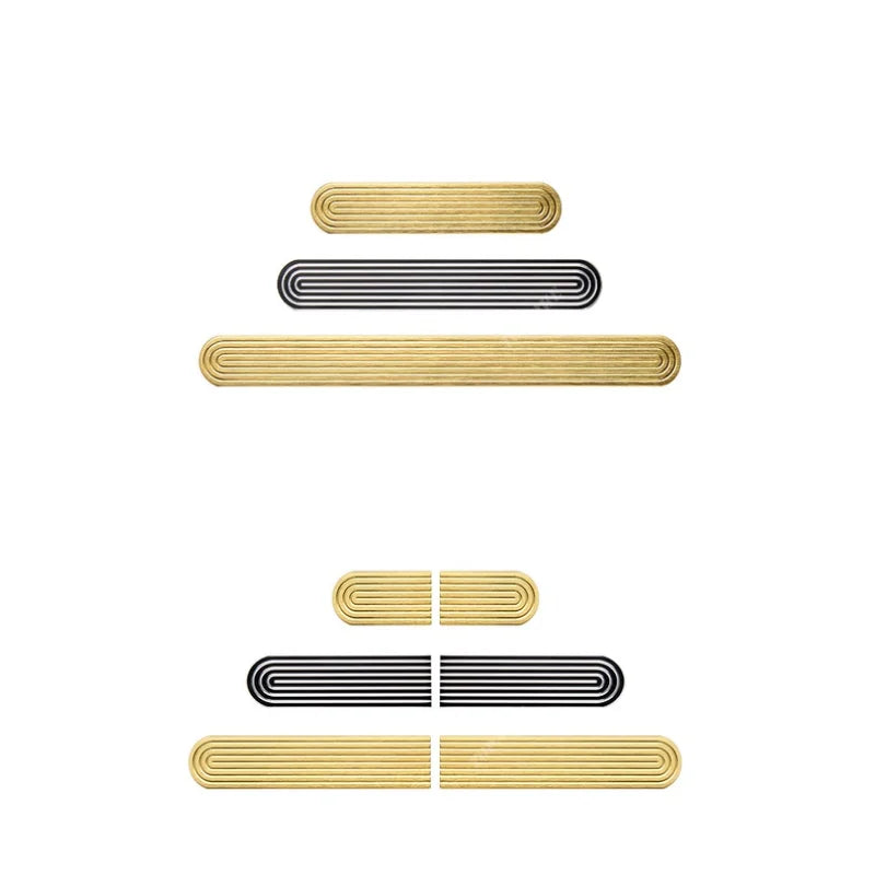 Round Unique Line Aluminium Alloy Furniture Door Knobs and Handles for Cabinet Kitchen Cupboard Drawer Pulls Home Decor Handles