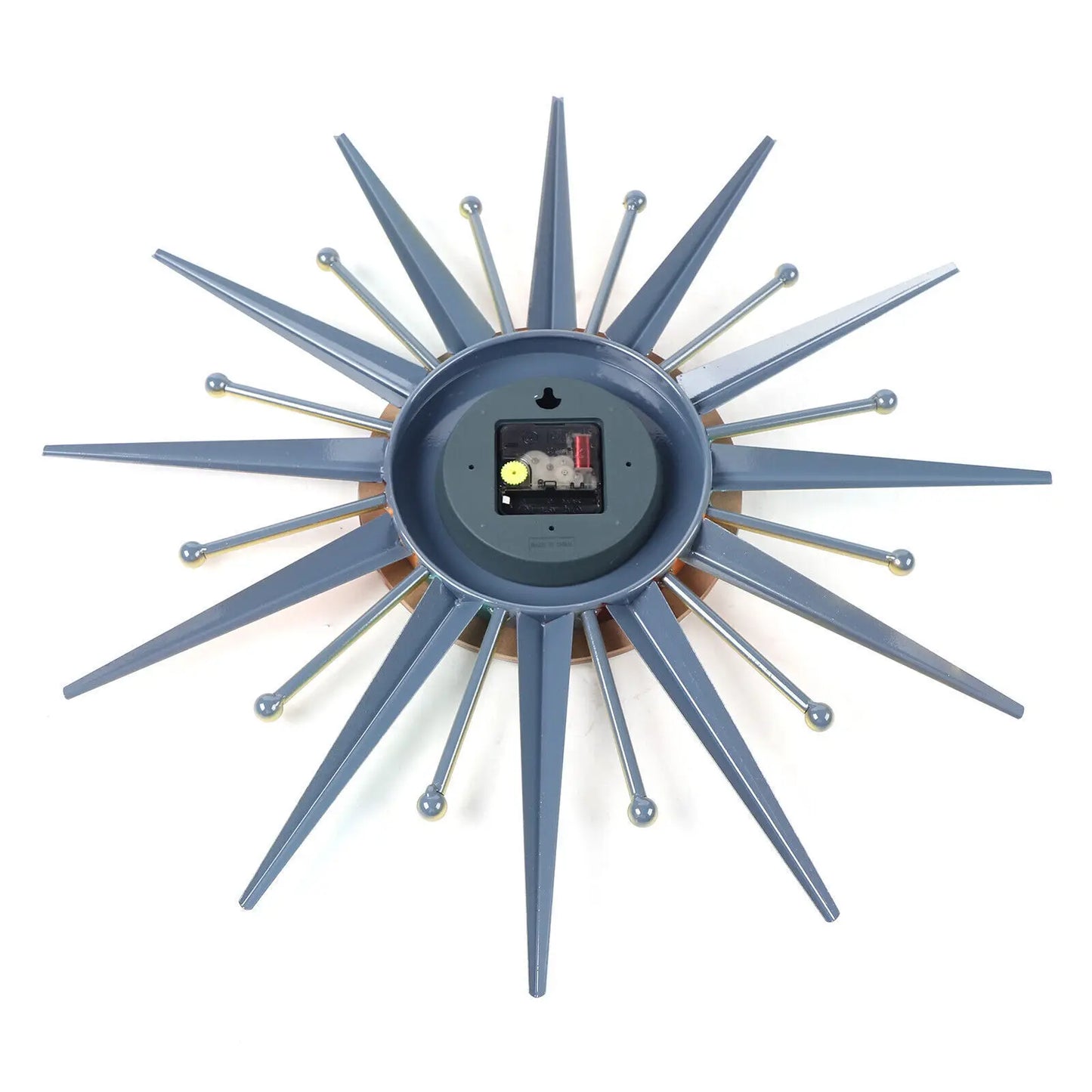 Colorful Modern Wall Clock Starburst Ball Clock Mid Century Festivel Home Decor