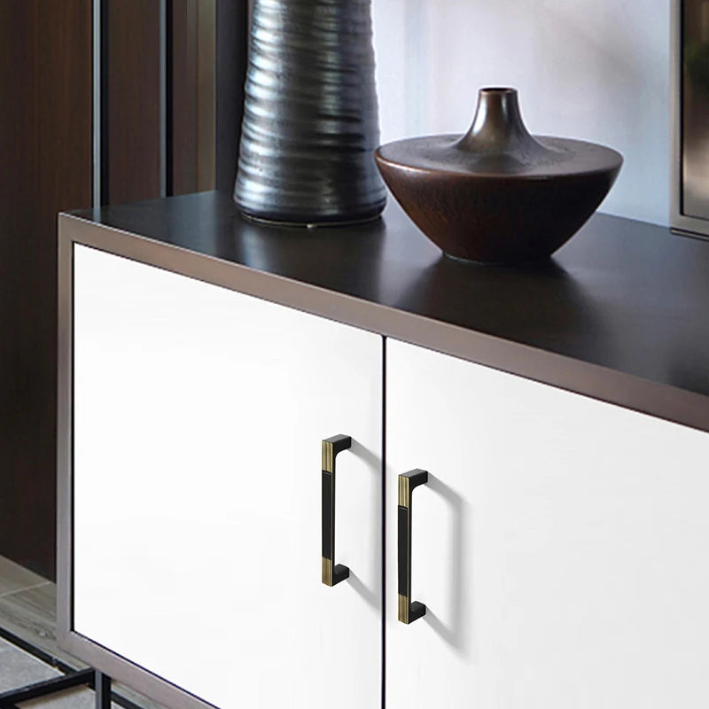 AOBT Chinese Furniture Handles Modern Cupboard Dressers Brass Gold Kitchen Cabinet Door Handles Closet Drawer Knobs Hardware