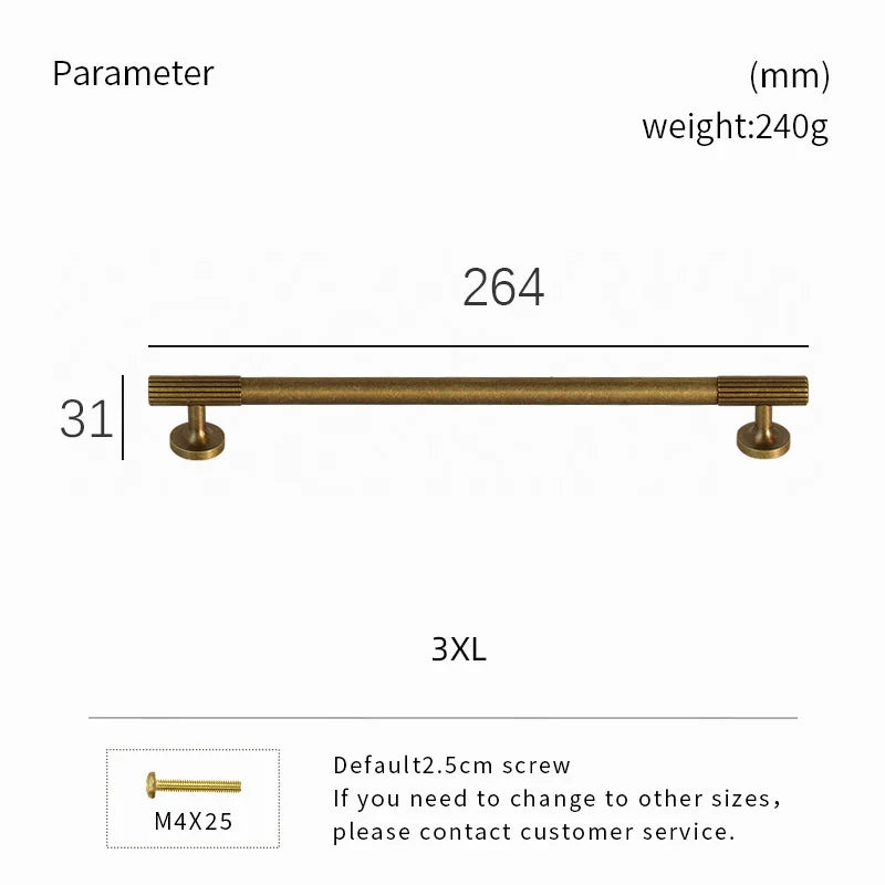 Dooroom Brass Furniture Handle Vintage Style High Quality Cabinet Closet Dresser Shoebox Drawer Cabinet Pull