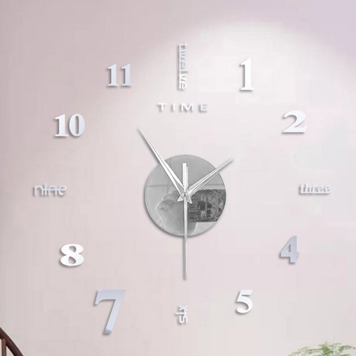 3D Wall Clock Mirror Wall Stickers Creative DIY Wall Clocks Modern Design Mute Quartz Needle Watch reloj de pared Home Decor HOT
