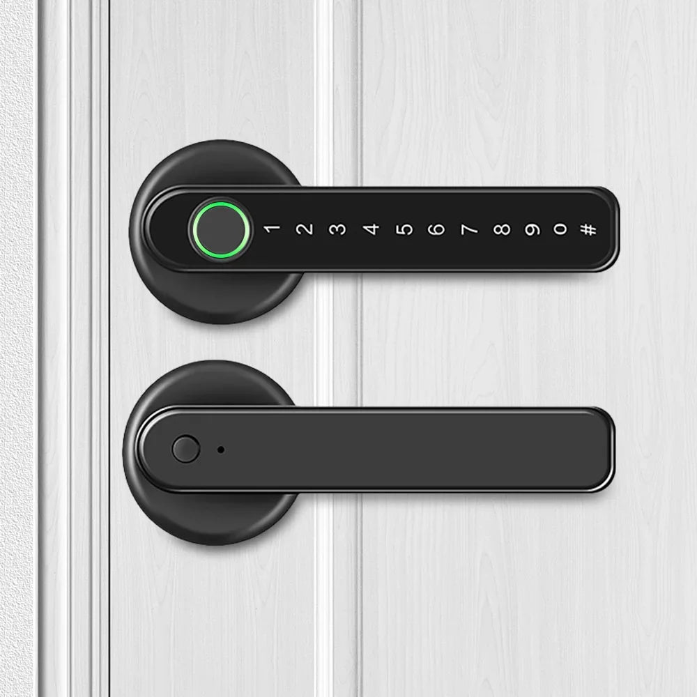 Aoresac Fingerprint Door Lock/Smart Door knob/Biometric Door Lock passcode keypad keyless/APP Remote Control/Entry Door Handlel