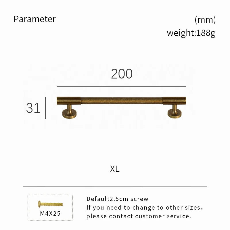 Dooroom Brass Furniture Handle Vintage Style High Quality Cabinet Closet Dresser Shoebox Drawer Cabinet Pull