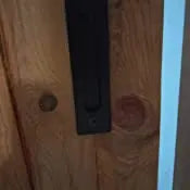 WOLFBIRD Sliding Barn Door Handle Pull Cabinet Flush Hardware Set Wood Door Handle Interior Door Furniture Handle Hardware